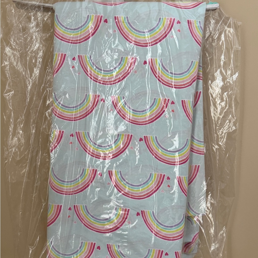 Pottery Barn Kids Rainbow Duvet Cover Only - Blue - Picture 5 of 6